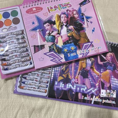 Mooi kinderkleurboek  Demon Hunter  - Kpop-thema veilig schilder graffiti boek kantoorbenodigdheden