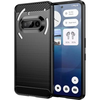 Mocaa Nothing Phone (3a) Brushed Hoesje Zwart