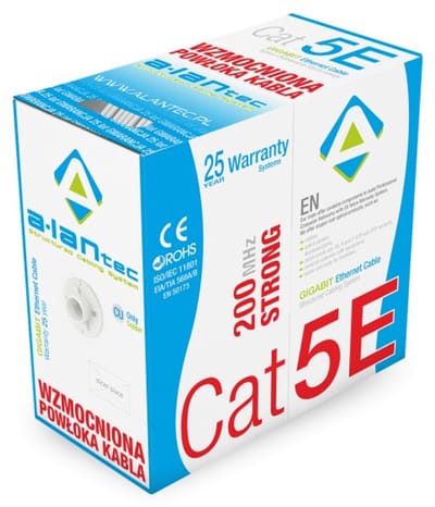 Alantec - Buitenkabel - Cat.5e - 305m - Versterkte PVC