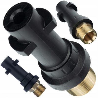 Rosfix Hogedrukslang Vervanging - 15 m 1/4"" 155 bar Spuitmond - M22x1.5 Bayonet Adapter - Geschikt voor Kärcher