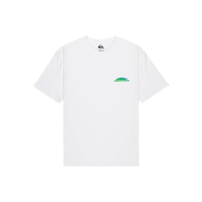 Quiksilver Ev Fade Spectrum T-shirt Met Korte Mouwen Wit L Man