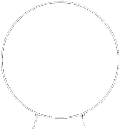ABC – Feestdecoratie – Backdrop boog – Rond – Wit – 200 cm