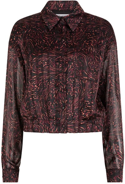 Lofty Manner Blouse Blouse Astrid Swirl Print Dames Maat - S