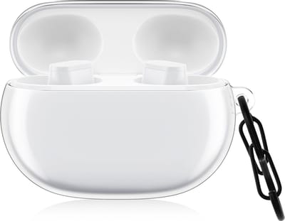 kwmobile Earphones Case for Beats Studio Buds Case - Clear TPU Silicone Earbuds Cover - Transparent