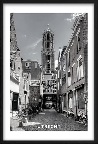 Poster Domtoren Utrecht A3 - 30 x 42 cm (Exclusief Lijst)