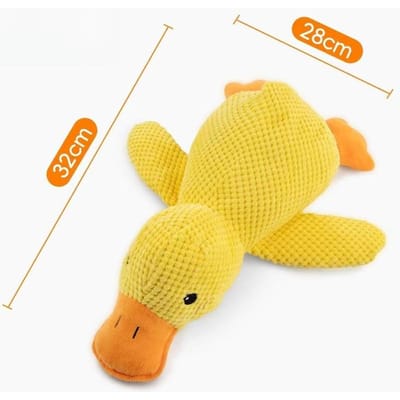 3 Dimensionaal Pluche Speelgoed voor Kinderen Kalmerende Eend Knuffeldieren Speelgoed Duurzaam Piepend ideaal voor Baby Comfort Rustig Speelgoed Kinderen Benodigdheden