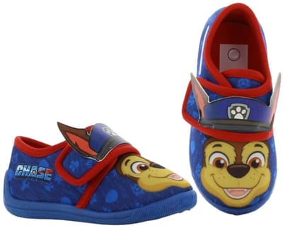 Paw Patrol - Pantoffels kinderen voor jongens - Chase Sloffen kind slip-on - Schoenen van 2 tot 6 jaar - Maat 25 - Blauw