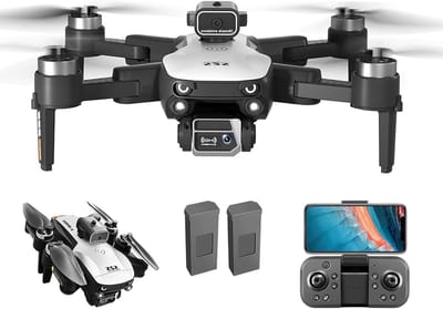Drone met 4K Camera, Vouwbare Quadcopter met Borstelloze Motor en Actieve Obstakelvermijding, Ideaal als Speelgoed en Cadeau voor Kinderen en Volwassenen