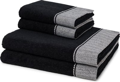 Möve Sonstiges 2 X handdoek 2 X douchehanddoek - in set Brooklyn