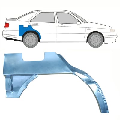 Reparatiepaneel achterspatbord voor Seat Toledo I 1991-1999 / Rechts