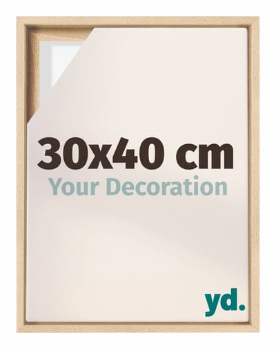 Your Decoration - Baklijst 30x40 cm - Wit Mat - Baklijst voor Canvas - MDF - Lyon