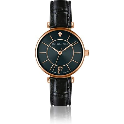 Lederen horloge voor vrouwen Isabella Ford Portia