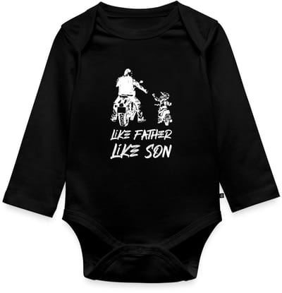 Vader Zoon Motorcross | Als Vader Als Zoon Baby Rompertje Met Lange Mouwen