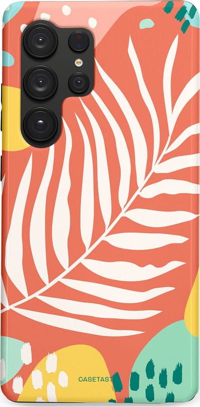 Casetastic Hoesje Geschikt voor Samsung S25 Ultra - Stijlvolle Beschermende Duo-layer Case - Zomeravond