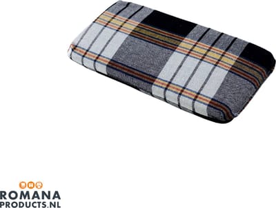 Romana Products Hamamkussen Plat - Ideaal Sauna Accessoire - Hoofdsteun - 30cm x 16cm x 4cm - Zwart