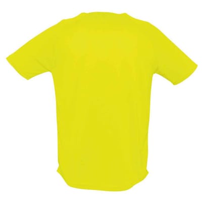 SOLS Heren Sportief Raglan T-shirt (Neon geel)