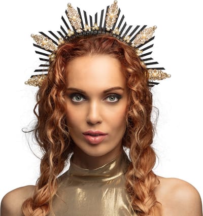 Boland - Diadeem halo kroon Astra - - Volwassenen - Vrouwen - Fantasy - Festival - Engel - Fee