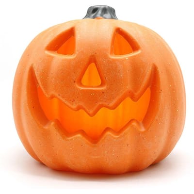 Grensoverschrijdend Halloween Blow Molding Hollow Pumpkin Lantern Halloween Lichtgevend Pompoenornament oranje