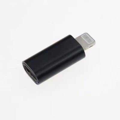 USB-C naar Lightning adapter - Telefoo adapter - Koppelstukje - Tussenstuk - Lightning/USB-C Adapter - Zwart - CHPN