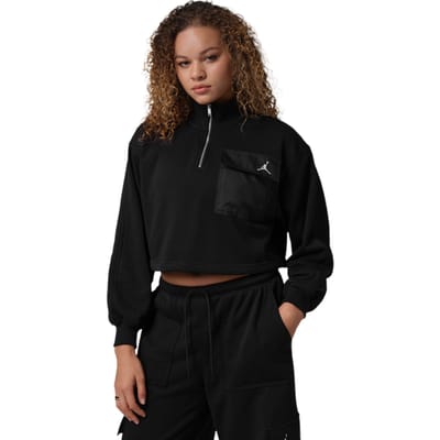 Jordan fleece Trainingspakken Dames - Zwart - Maat XS - Katoen Jersey