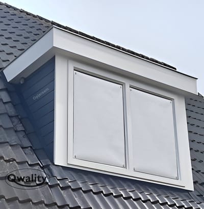 Universele Zonwering met Zuignappen - 80 x 150 cm WIT – Schaduwdoek - Zonwering Raam met Zuignappen - Schaduwdoek Zuignap - Zonnescherm – Zonnedoek - Zonnewering Zonder Boren - Vensterzonwering – Zelf op maat maken - Qwality®