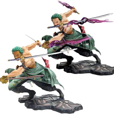 One Piece 10CM Figuur Speelgoed Anime GK Roronoa Zoro Drie-mes Sa-maximum PVC Actie Verzameling Figuur Model Pop Cadeaus Kinderen