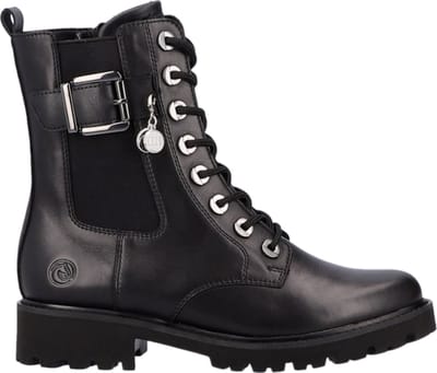 Remonte D8668-00 dames veterboots sportief maat 42 zwart
