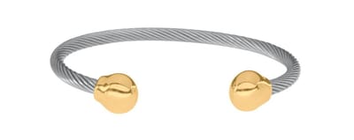 Magneet Armband Twist Gold Magnetic-S/M