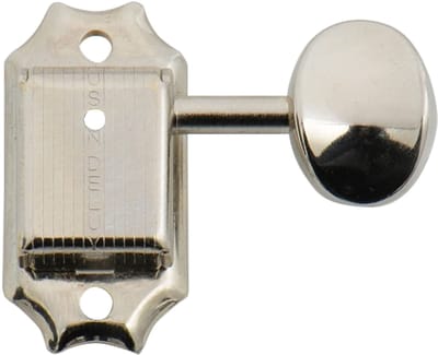 Kluson M3JGN Single Line Junior 3+3 Nickel - Stemmechaniek voor gitaar