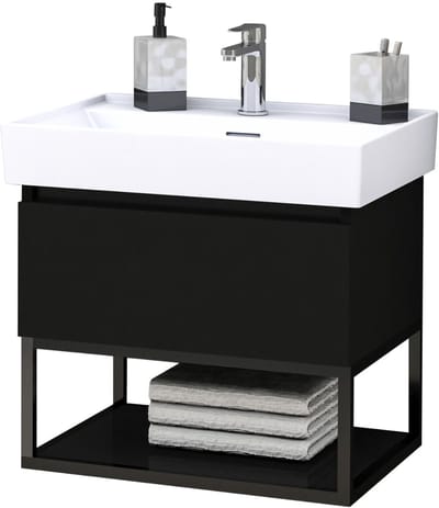 ALONI SHARP wastafelonderkast – 60 cm – Mat zwart