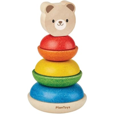 Plan Toys stapeltoren beer 12 mnd