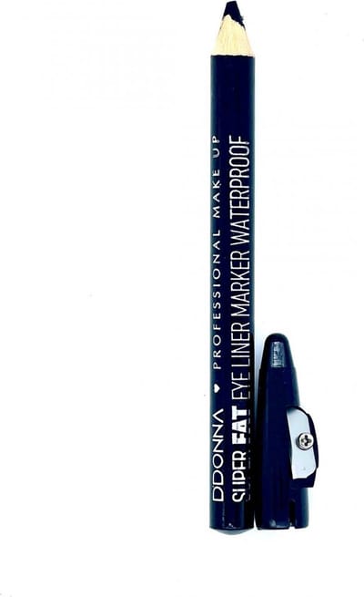 D'Donna - Jumbo Oogschaduw en Oogpotlood met puntenslijper - Super Fat Eye Liner Marker - Waterproof - Zwart - 1 stuks