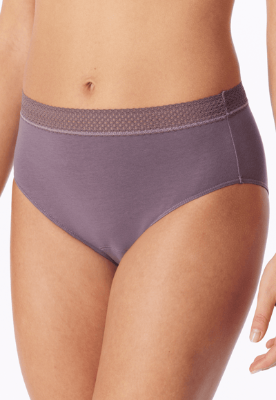 Schiesser 2PACK Retro Menstruatie onderbroekje - Schiesser Care Dames Onderbroek - zwart/mauve