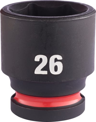 Milwaukee Shockwave Serie - Korte Zeskant Dop - 26mm - 1/2" Aandrijving