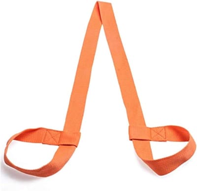 Yogamat Draagriem - Matband Schouderband - Yogamat Vervoeren - Verstelbare Lengte - One Size - Oranje