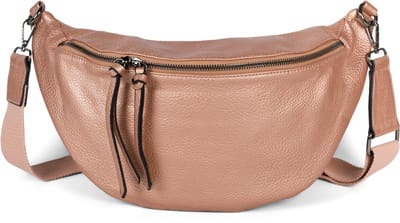 styleBREAKER Dames Halve Maan Crossbody Schoudertas, Afneembare Verstelbare Schouderriem, Effen Handtas 02012386