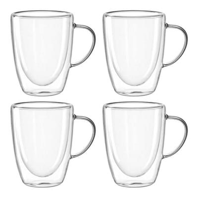 Leonardo DUO Dubbelwandig glas 300ml - set/4