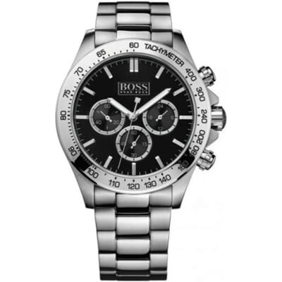 Hugo Boss Black Ikon HB1512965 Horloge - Staal - Zilver - 46 mm