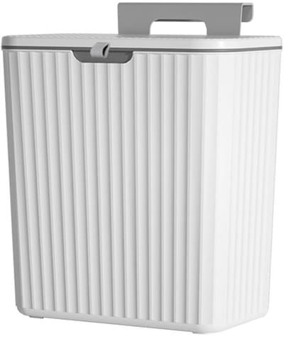 Multifunctionele Hangende Vuilnisemmer - Voor Keuken en Badkamer - Wit
