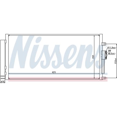 Condensor, airconditioning NISSENS 940291