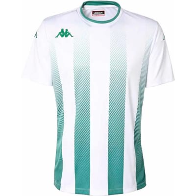 Kappa Bugo T-shirt Met Korte Mouwen Groen,Wit S Man