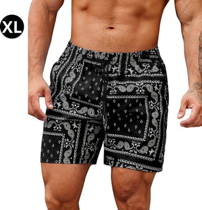 Bovista Zwembroek Heren - Zwem Broek Mannen - Badkleding - Zwemmen - Jongens - Swimming Shorts - Zomerbroek - Met Zakken - Zwart - Maat XL