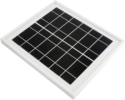 Krachtig 5W Monokristallijn Zonnepaneel 6V - Gehard Glas voor Energiebeheer