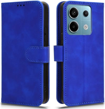 Coverup Hoesje - Geschikt voor Xiaomi Redmi Note 13 Pro 5G / Poco X6 Hoesje - Coverup Book Case - Blauw