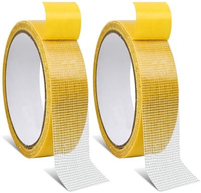 Dubbelzijdige tape 3cm x 10m, Sterke kleeflaag voor stof, gordijnen en tapijten, Geen resten achterlatend
