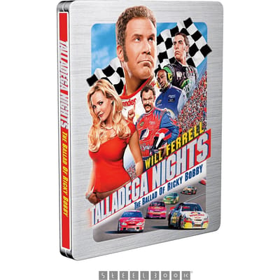 Talladega Nights - The Ballad of Ricky Bobby - 4K UHD + blu-ray - Steelbook Limited Edition - Import