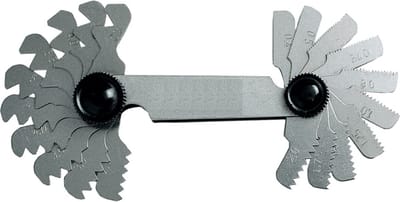 MIB Schroefdraadmeter bereik 0,25WW - 6mm 52 bladen, spoed 4 - 62mm