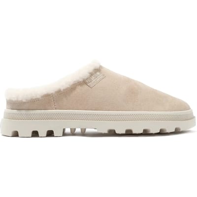 PALLADIUM Palladune Mule Warm - Slipper Hausschuhe Leer Beige 74337-271-M , Maat: EU 36 UK 3.5