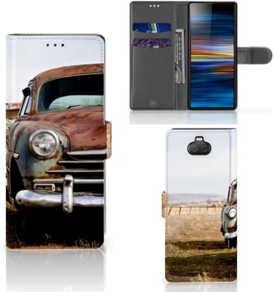 Sony Xperia 10 Telefoonhoesje met foto Vintage Auto