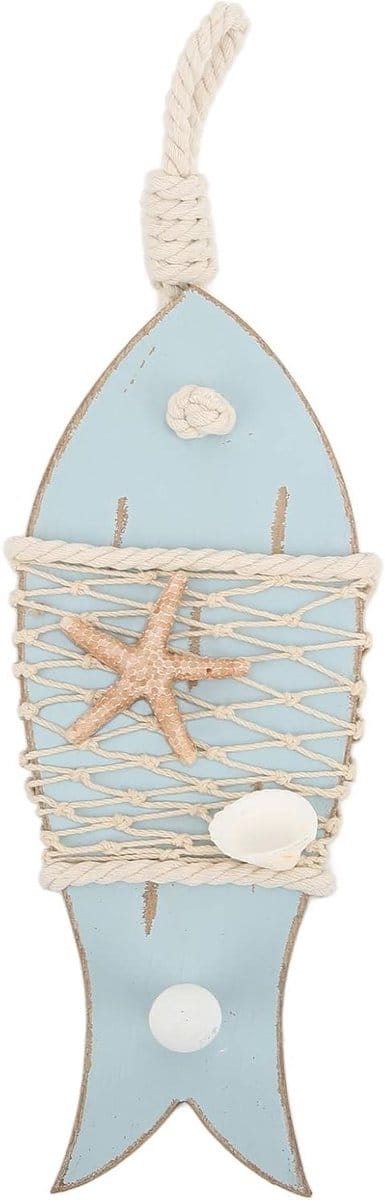 Houten Vissen Wanddecoratie voor Nautische Stijl, Antieke Houten Versieringen voor Thuis, Bar en Restaurant